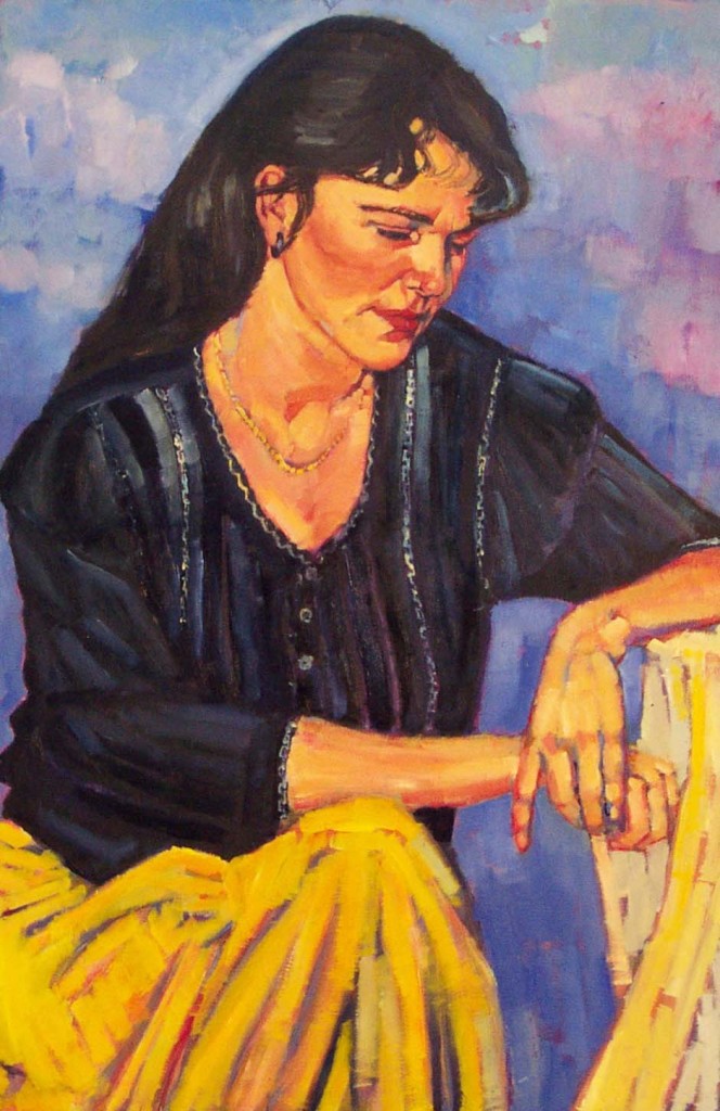 Marion  -  Olieverf op paneel  60 x 80